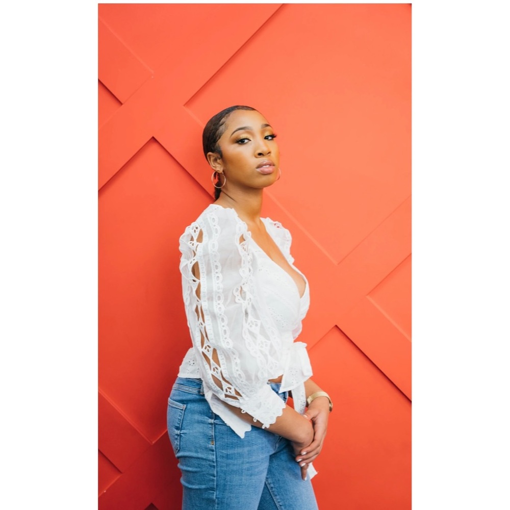 Tea time wrap top